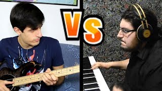 BASS VS KEYBOARD BATTLE with Davie504 CONTAINS MEMES [upl. by Nasar310]