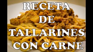 Tallarines con carne [upl. by Oiramd]