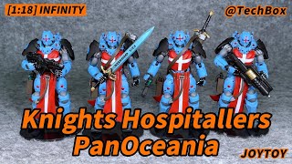 Joytoy Infinity PanOceania Knights Hospitallers 118 scale action figure [upl. by Llevron]