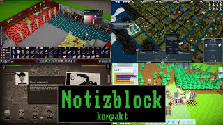 Notizblock kompakt 087 SimCasino  Malmyr  Through the Darkest of Times  Autonauts [upl. by Remliw214]