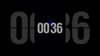 Halloween glitch 1 minute countdown flip timer [upl. by Egon320]