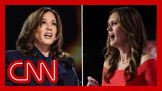 Sarah Huckabee Sanders takes swipe at Kamala Harris for not having children [upl. by Nayhr534]