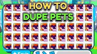 💖TUTORIAL🤑HOW TO DUPE PETS IN Pet Simulator X [upl. by Parke]