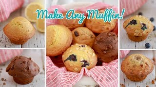 Crazy Muffins One Muffin Recipe with Endless Flavor Variations [upl. by Halbeib]