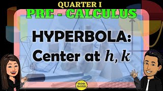 STANDARD EQUATION OF HYPERBOLA WITH CENTER AT h k  PRECALCULUS [upl. by Shieh]