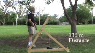 5 arm MURLIN trebuchet trials [upl. by Mariko789]