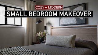 EXTREME SMALL BEDROOM MAKEOVER full DIY remodel  decorating ideas [upl. by Nivan]