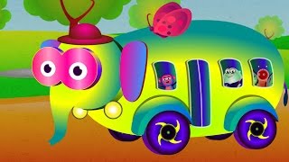 The Wheel On The Bus  Popular Nursery Rhymes Collection I Children Songs [upl. by Ahsenra]