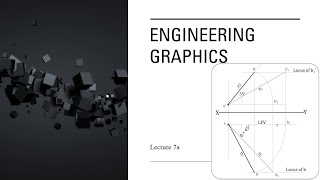 Projection of Lines SOLVED QUESTION Engineering Graphics  Lecture 07a [upl. by Stafford]