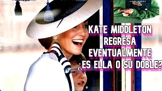 ✅Kate Middleton reaparece en el Trooping The Colour ¿Es ella o su doble😎 [upl. by Eenad566]