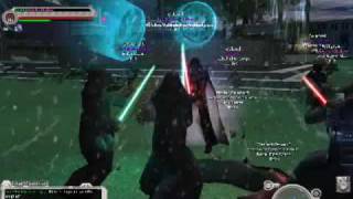 Phalanx Guild vs Darth Vader  swg event [upl. by Alverson]