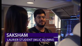 WLIC alumni Laurier 2nd year student  Saksham India [upl. by Ahsym75]