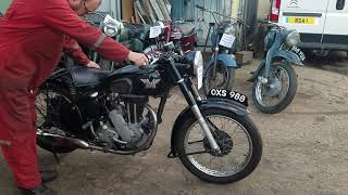 1950 Matchless G3l 350cc at Andy Tiernans 07880MCH [upl. by Boote]