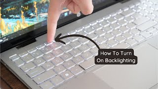 How To Turn On Your Laptop Keyboard Backlight Easy Tutorial [upl. by Hailee754]