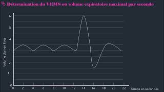 La spirométrie  définition et exploitation dun spriogramme et dune courbe volumetemps [upl. by Irby]