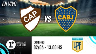 PLATENSE VS BOCA  EN VIVO  LIGA PROFESIONAL [upl. by Osmen]