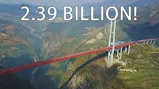 Chinas most expensive bridge and the cost per meter is as high as 34 million yuan [upl. by Nagem522]