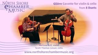 Glière Gavotte for violin amp cello [upl. by Gudrin421]