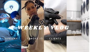 Solo Esthetician Weeks in the life  Life updates [upl. by Ecylahs]