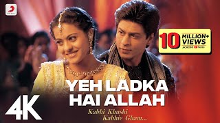 Yeh Ladka Hai Allah  K3G  alkayagnik3875 RealUditNarayan  Shah Rukh Khan  Kajol  4k [upl. by Eedia]