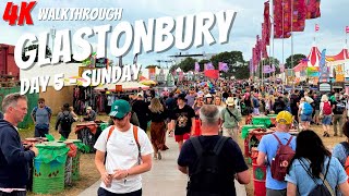 Glastonbury Festival Full Walkthrough  Sunday [upl. by Ataga655]