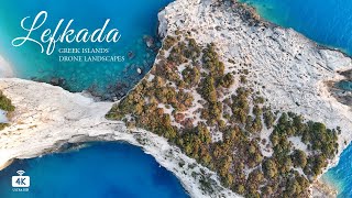 😍Lefkada Greece 🎶Melodic house mix 🎥 4K Drone landscapes [upl. by Paver]