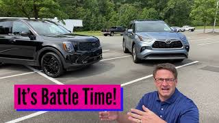 Battle Time Toyota Highlander vs Kia Telluride I compare so you can decide [upl. by Morette]