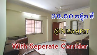 3950 Lakhs  4 Years Old 2BHK Flat For Sale in Nizampet  Direct Owner [upl. by Cirilla]