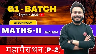 Applied MathematicsII  Part2  2nd semester  G1 Batch  Real Marathon by Gaurav Sir [upl. by Ligriv272]