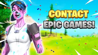 How To Contact Epic GamesFortnite In Chapter 3 Season 1 [upl. by Marsh279]