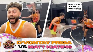 DVontay Friga vs Matt Kiatipis Physical 1v1  50000 Creator League [upl. by Tillion58]