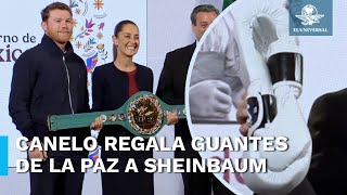 “Canelo” Álvarez acude a la mañanera de Sheinbaum a hacer este anuncio [upl. by Musette]