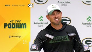 Matt LaFleur sees QB Jordan Love making progress [upl. by Ticknor]