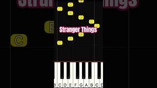 Stranger Things Theme  🎹 Piano Tutorial shorts pianotutorial synthesiatutorial piano [upl. by Charpentier]