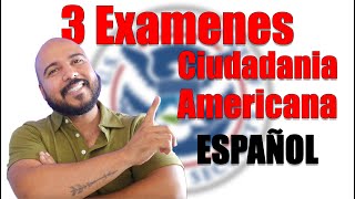 ENTREVISTA DE CIUDADANIA AMERICANA EN ESPAÑOL 3 examenes civicos cuantas preguntas puedes responder [upl. by Yseulte421]