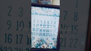 How I print my calendar for my photo frame freeprintable bulletjournal planwithme calendar how [upl. by Dulla604]