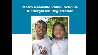 MNPS Kindergarten Registration  Live Event Recording [upl. by Peace]