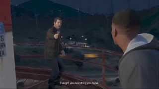 Grand Theft Auto 5  Final Mission choice B  Save Michael [upl. by Tekcirk]