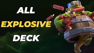 ALL EXPLOSIVE DECK  Clash Royale Challenge [upl. by Jordana135]