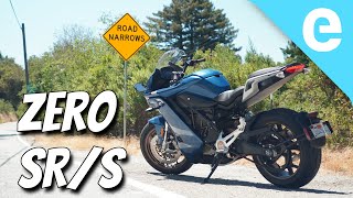 Zero SRS Electric Motorcycle Quick Review 82 kW of Fun [upl. by Ehman]