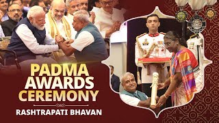 LIVE  PM Modi attends Padma Awards 2024 ceremony at Rashtrapati Bhavan [upl. by Fryd138]