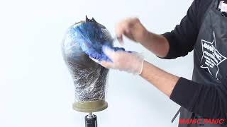 Cómo usar un tinte fantasía azul sobre un cabello sin decolorar Manic Panic Shocking Blue [upl. by Attennaej]