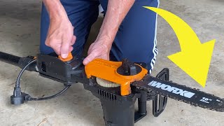 WORX 8 Amp 10quot Electric Pole Saw REVIEW [upl. by Nnylyoj232]