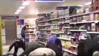 Thriller dance in Tesco [upl. by Gibbons]