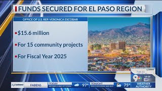 El Paso region gets 15M for community projects [upl. by Ayekim537]