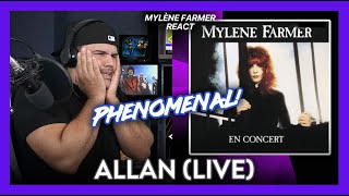 Mylène Farmer Reaction ALLAN Live 1989 UNBELIEVABLE  Dereck Reacts [upl. by Finer450]