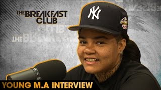 Young MA Interview With The Breakfast Club 81916 [upl. by Akcinat]