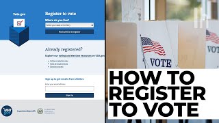 How to Register to Vote Online  Quick Fix [upl. by Cudlip]