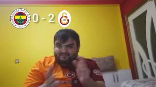 Fanatik Galatasaraylı Fenerbahçe maçını izlerse Fenerbahçe1  3 Galatasaray [upl. by Nnanerak]