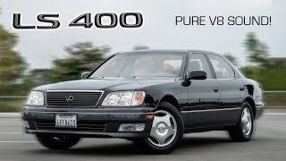 THE GREATEST JAPANESE V8 Lexus LS400 with Universal Mufflers  Resonator Delete [upl. by Ocsic]